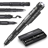 BIIB Geschenke für Männer, Taktischer Stift mit LED, Männer Geschenke Weihnachten Adventskalender Männer Füllung 2021 Kleine Geschenke für Papa/Opa Gadgets für Männer/Teenager