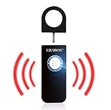 ERABOS® Taschenalarm T1000 | DAS ORIGINAL | Premium Modell | mit STROBOSKOP LED Blitzlicht-Signal | Panik Alarm | Schrillalarm | Notfallalarm für die ganze Familie