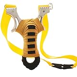 BESTZY Schleuder Zwille Slingshot Katapult Steinschleuder Sportschleuder Jagd Schleuder-Profi aus Edelstahl Sling Shot Spielzeug Jugend Erwachsene