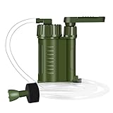 Wasserfilter Outdoor, Tragbarer Wasser Filter Camping Wasseraufbereitung Filter für Survival, Wandern, Camping, Krisenvorsorge und Notfällel (Version 0.1)