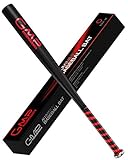 GMP SPORTS – Baseballschläger 28-Zoll Leicht Aluminium Bat Fur Outdoors & Rounders Order Selbstverteidigung Mit Carry Case (MATT-SCHWARZ)