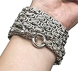 penixon volle Stahl Selbstverteidigung Hand Armband Kette (Silber)